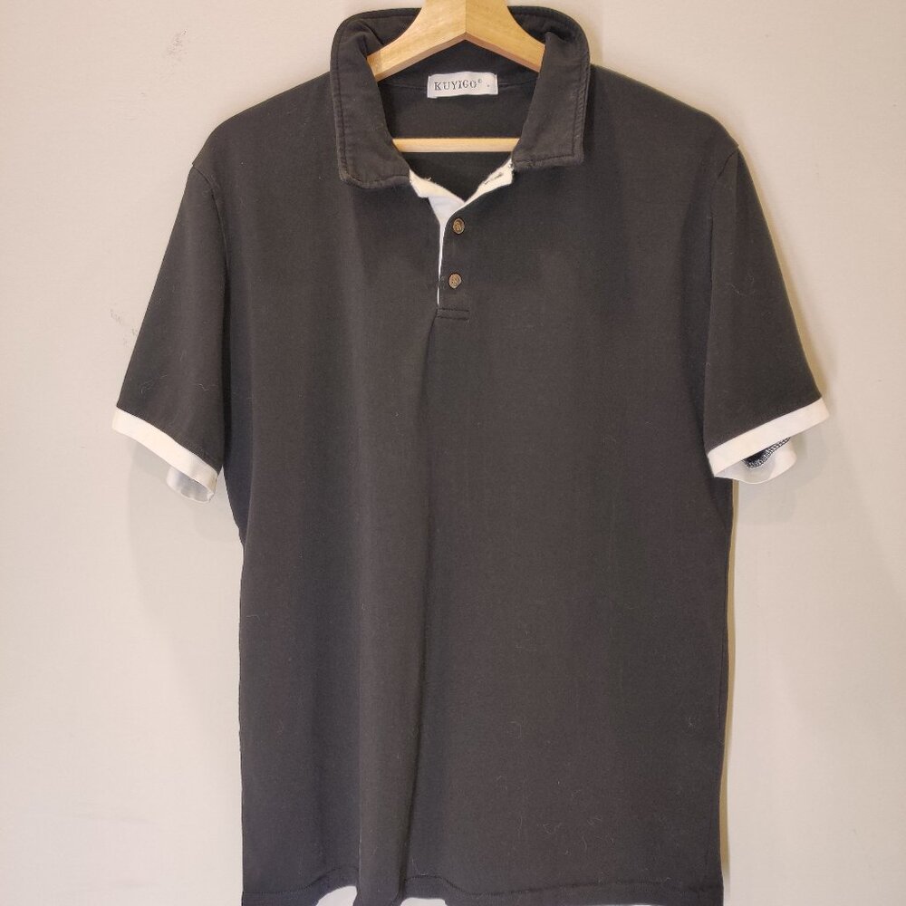 4 Pack Mens Classic Dry Fit Short Sleeve Polo Shirts Casual Basic | Cotton